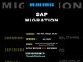 SAP Migration data lead #softwaredeveloper #opening #softwareengineer #sap #job #jobsearch #jobhunt