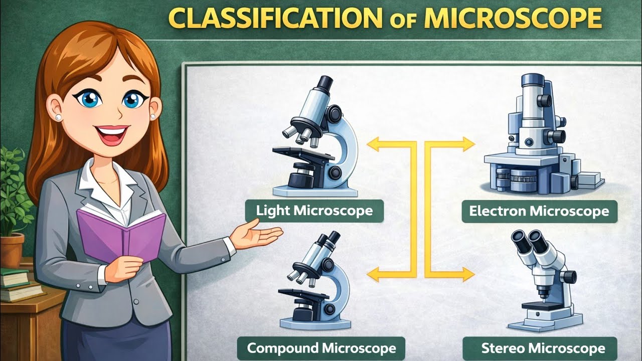 Classification of Microscope 🔬 |Types of Microscope |B.Sc 1st Year | Hindi + English| 