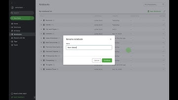 Organize Notes using Notebooks in Evernote