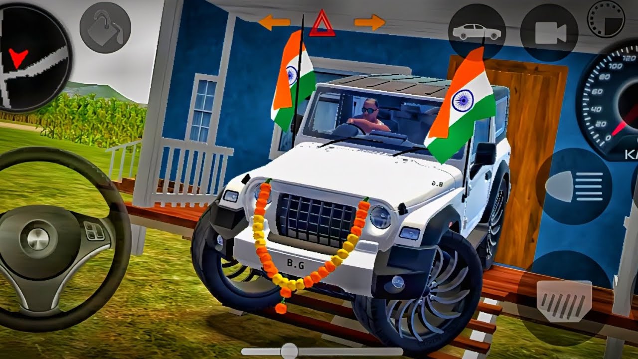 Modified Mahindra Thar Car Games: Indian Cars (Gadi Wala Game) - Thar Car Game Android Gameplay 2026