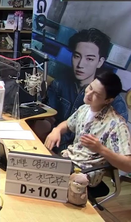 Jay B’s reaction to Jinyoung’s falsetto in Shining on your night | #ost #yumiscells 2 #got7 #shorts