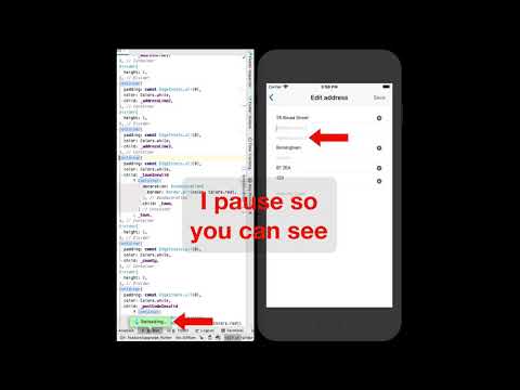 Flutter Hot Reload (with audio)
