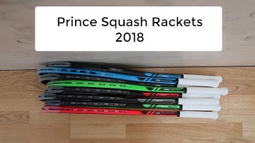Prince Squash Rackets 2018 Review