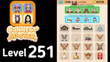 Connect Master Match Puzzle level 251 Guide Walkthrough Solution