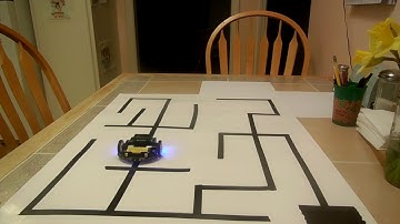 Pololu 3Pi Solves a Line Maze