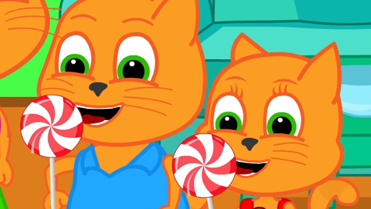 Família de Gatos - Grande Doce Saboroso Desenho Animado em Português ...