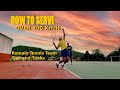 Comment servir  plus de 200kmh  romain tennis team tips avec herv romain coach atp  wta