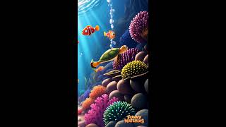 🐠Magical Cartoon Underwater World 🌊 Cartoon Ocean and Nature