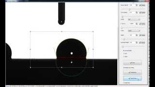 contact angle meter for measuring contact angle based drop shape analysis method