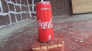 EXPERIMENT 1000 MATCHES VS Coca Cola 😱😱