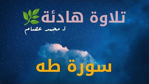 عشائية هادئة لما تيسر من سورة طه ❄| محمد عصام | رمضان 1444 هـ 🌙