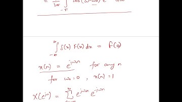 DTFT and examples - Properties - Convergence of Signals (U2_1)