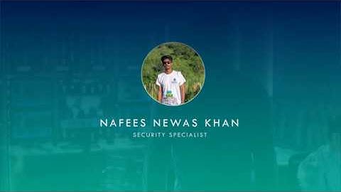 PowerPoint Video Resume - Nafees Newas Khan - DIU