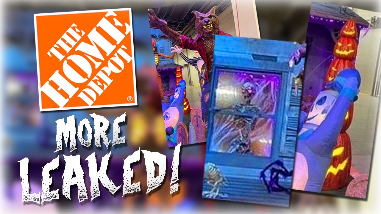 10ft Werewolf Info REVEALED, Pumpkin Stack + Skeleton LEAKED, and MORE | Home Depot Halloween 2022