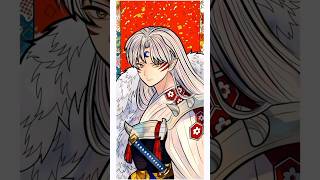 Coloring By Number | Coloring Page Of Inuyasha | shorts inuyasha inuyashafanart anime