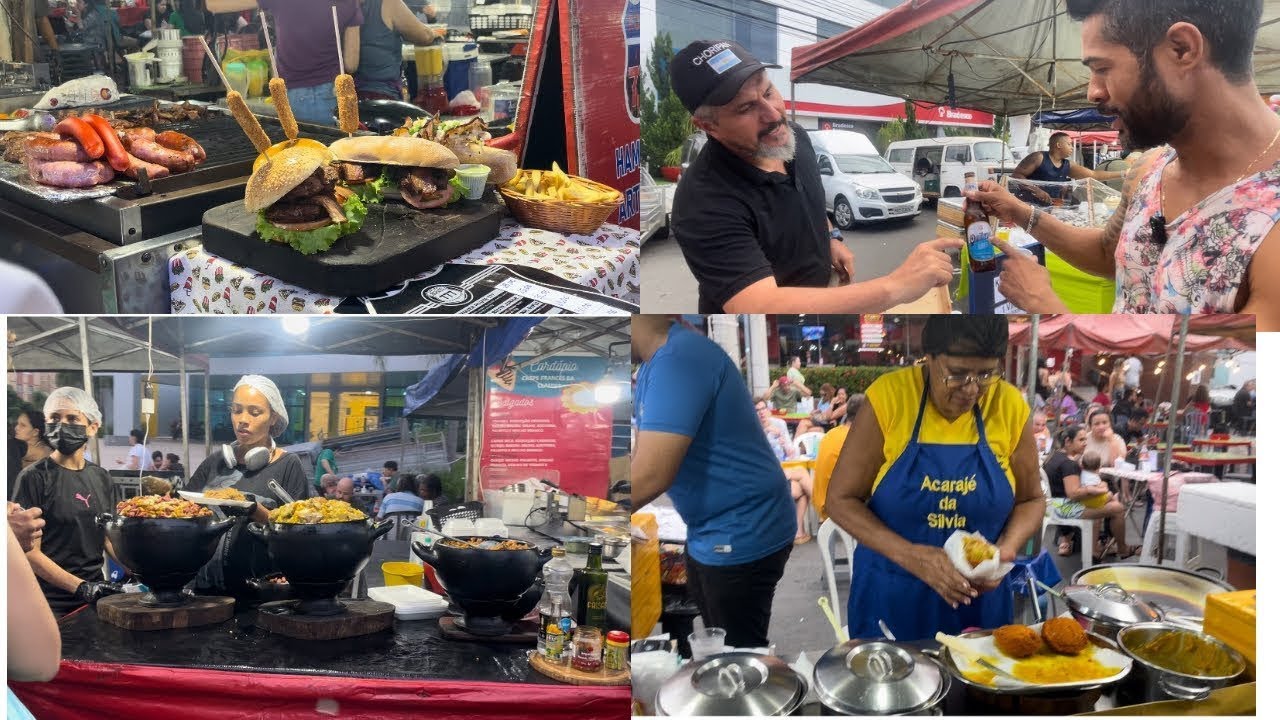 Feira livre de Goiânia + Comida de Rua na feira Livre/ as melhores feiras do Brasil #comida  #feira