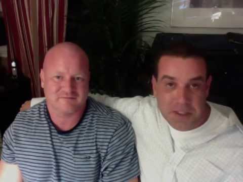 Somers teacher Gary Wanderlingh and his husband Sam Conlon thank supporters on their YouTube Channel.