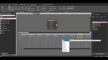 Creating a Make Table Query in Microsoft Access
