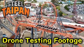Roller Coaster Drone Footage! Steel Taipan at Dreamworld Gold Coast