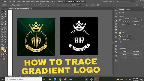 How to Trace Gradient logo short illustrator tutorial