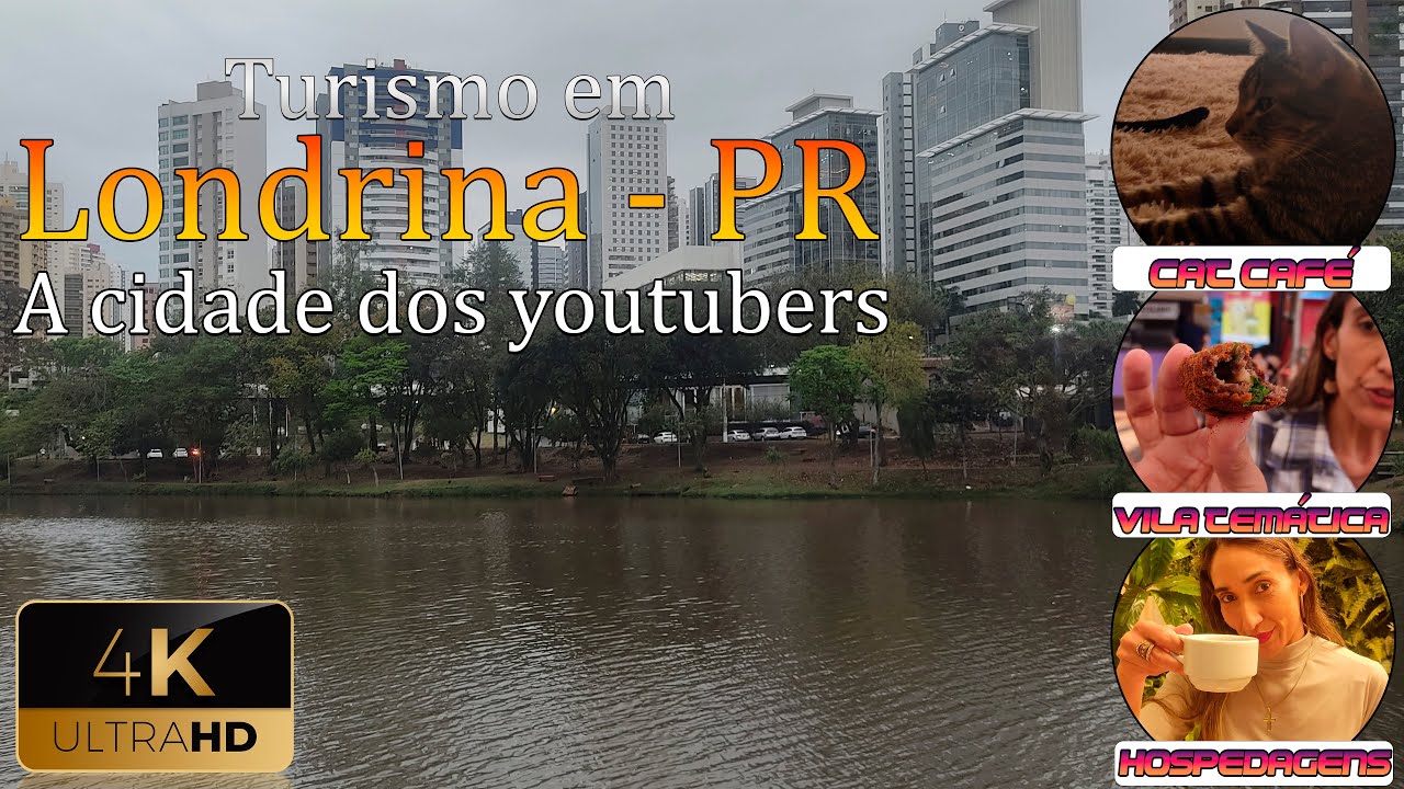Turismo pela cidade dos Youtubers!! | Londrina - PR | É Tempo de Viajar【4K】