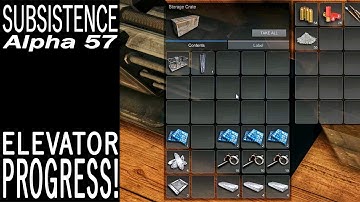 Elevator Progress! | Subsistence Single Player Gameplay | EP 413 | Season 5
