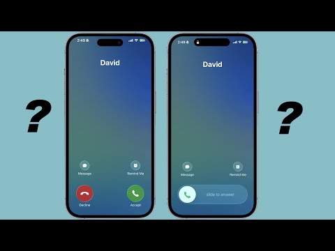 Why iPhone Has Two Ways To Answer Calls - Answer