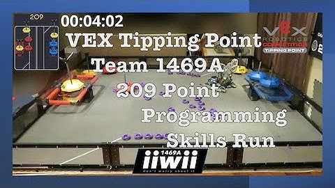 VEX Tipping Point 209 pt. Autonomous Skills - 1469A