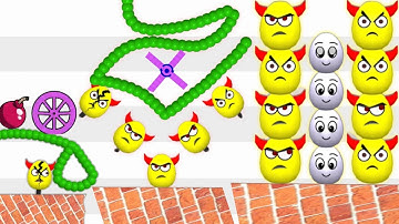 Draw to Smash- ASMR Gameplay (NOOB vs PRO vs HACKER), Part - 02