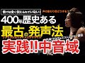 【超有用】実践!中音域を鍛える・ファリンジルエクササイズ 質問回答と補足です