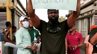 Harrysong and other #EndSARS protest
