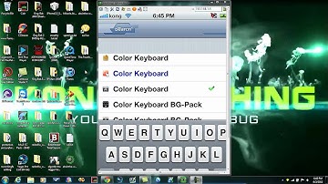 How To Get Colored KeyBored And Costom Carrier On Iphone Ipod Touch Or Ipad