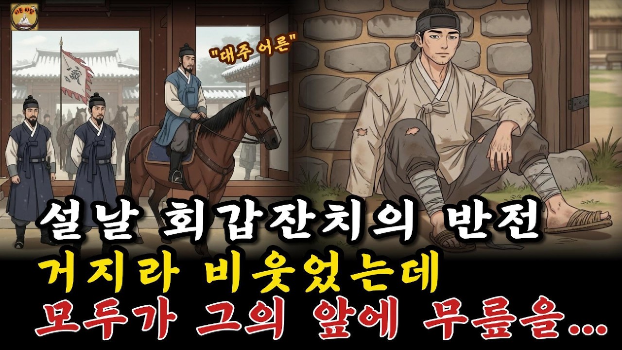 거지라 비웃었는데 그 앞에 무릎을 꿇다니 | 설날 회갑잔치의 반전 | 조선야담 오디오북 | 이든야담