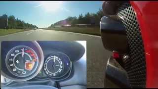 Ferrari california 187mph run in headwind :-/and on 95 octane! lost
one gopro 4 black , blew off (