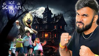 ESCAPING MY ALL FRIENDS FROM THIS ICE SCREAM UNCLE || TECHNO GAMERZ HORROR GAME || TECHNO GAMERZ
