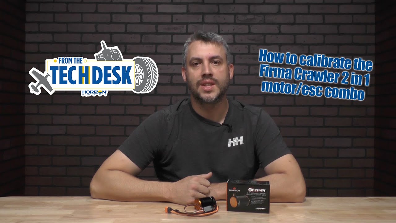 From the Tech Desk: How to calibrate the Firma Crawler 2 in 1 motor/esc ...