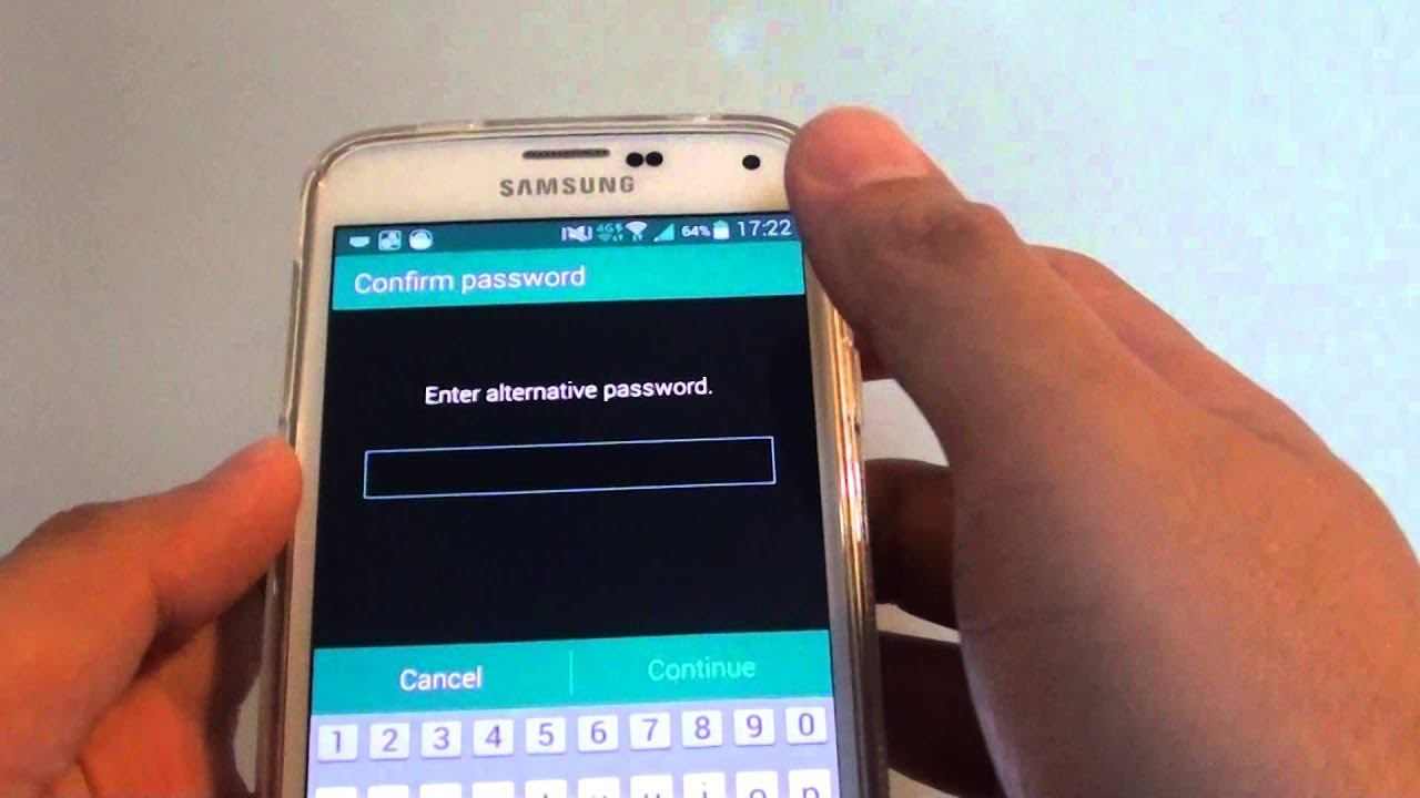 Samsung Galaxy S5 How to Remove Finger Lock on the Lock Screen YouTube