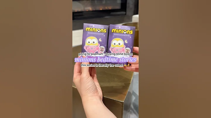 unboxing pop mart minions bedtime stories 🍌 i love bob & tim!