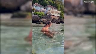 Natalie Roser flaunts her stunning figure in a bikini in Bali