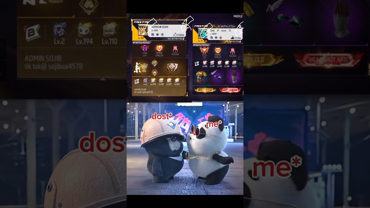 Free Fire 100 Level Ghost I'd 💀👻