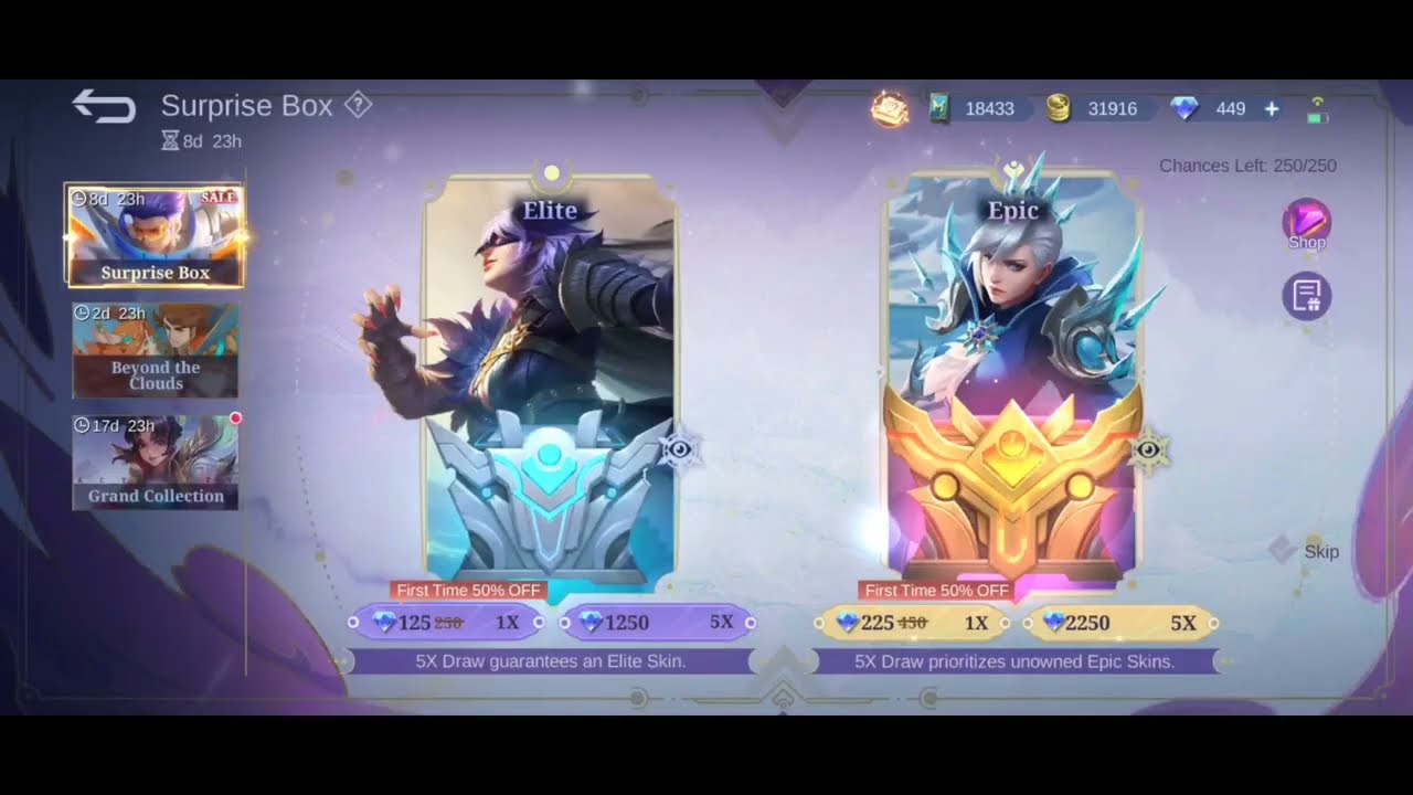 Watch This Before You Draw Surprise box Free Draws mobile legends bang bang