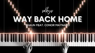 Download Lagu Way Back Home - SHAUN feat. Conor Maynard Piano Cover + Sheets MP3 Download Lagu Way Back Home - SHAUN feat. Conor Maynard Piano Cover + Sheets MP3