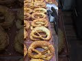 Mountains of Big Stuffed Pretzels  at Italy Food Festival