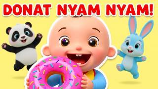 Yum Yum Donut Song 🍩 | Newest Indonesian Children's Song | Cheerful Kids' Music