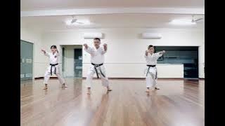 Saifa Kata Goju Kai Karate by Sensei Davy Wijaya, Dina Ekastevia and Evangeline Wijaya.