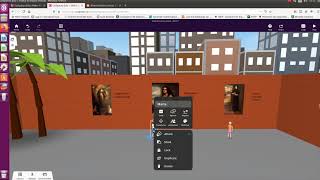 Explicación para la visita virtual al museo con CoSpaces Edu