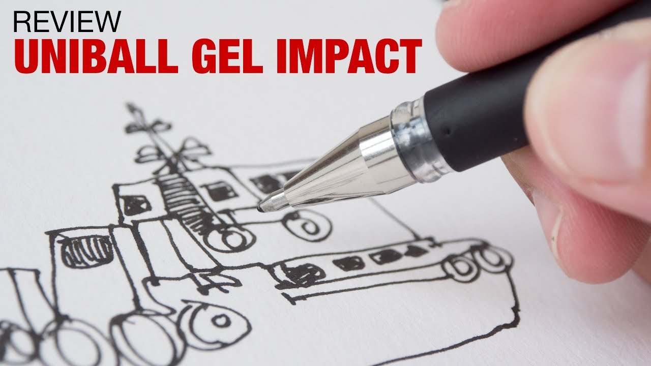 Artist Review: Uniball Gel Impact Pen 