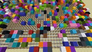 Minecraft Command Block Gadget: random pixel colors