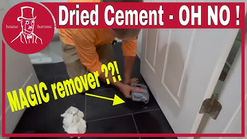 Cement Grout Haze Remover