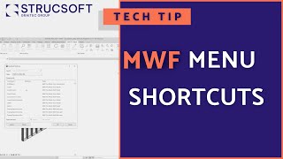 MWF Menu Shortcuts